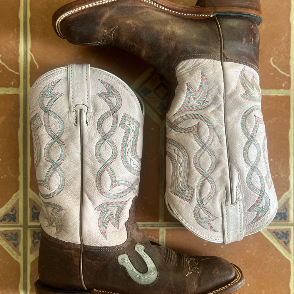 tony lama women’s cowboy boots womens size 7.5